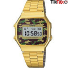 Casio A168WEGC-3DF Takvimli 36.3 mm Altın Çelik Kordon Analog Erkek Kol Saati