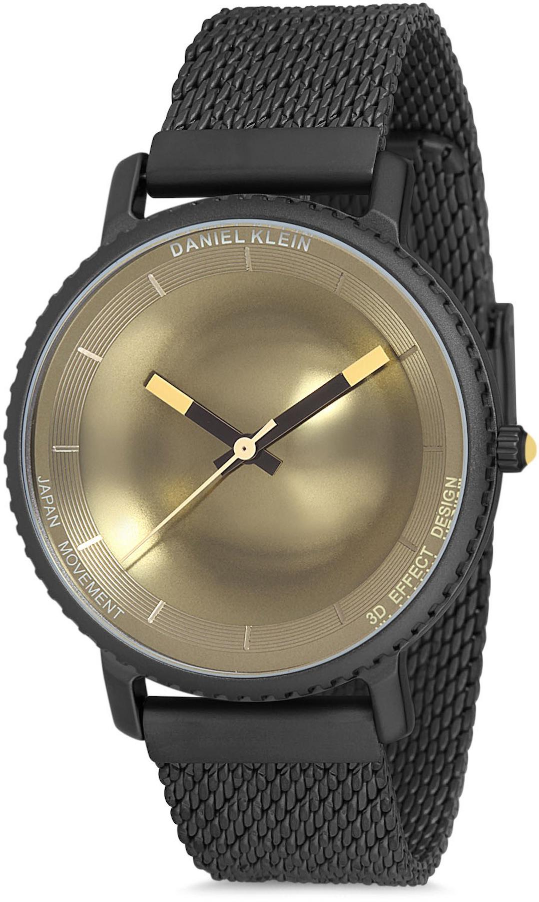 Daniel Klein DK012882B-05 Takvimli 42 mm Siyah Metal Kordon Analog Erkek Kol Saati