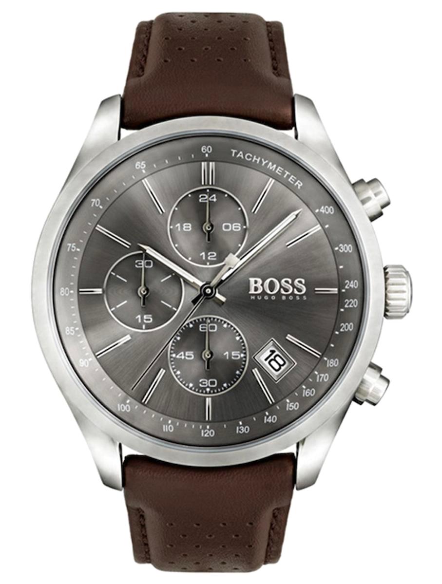 Hugo Boss HB1513476 Kahverengi Çelik Kordon Analog Erkek Kol Saati