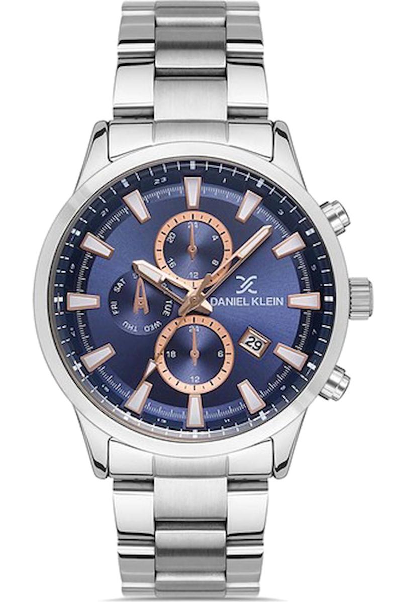 Daniel Klein DK013859F Takvimli 42 mm Çelik Kordon Analog Erkek Kol Saati