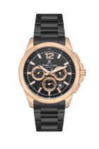 Daniel Klein DK.1.13672.9 Takvimli 44 mm Siyah Metal Kordon Analog Kol Saati