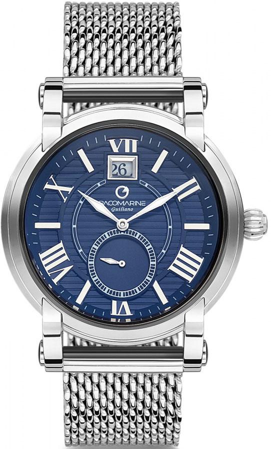 Pacomarine PM.51077.03 Takvimli 44 mm Çelik Kordon Analog Erkek Kol Saati