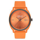 Daniel Klein DK.1.12650.6 Takvimli Turuncu Silikon Kordon Analog Kol Saati