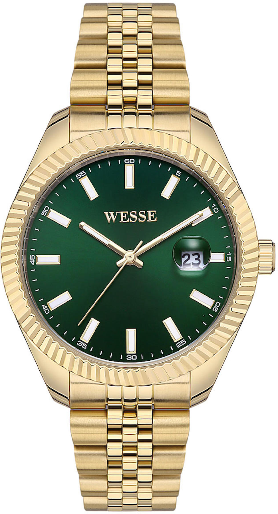 Wesse WWG208205 43 mm Altın-Çelik Kordon Analog Erkek Kol Saati