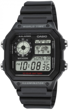 Casio AE-1200WH-1AVDF Takvimli 42.1 mm Siyah Çelik Kordon Analog Kol Saati