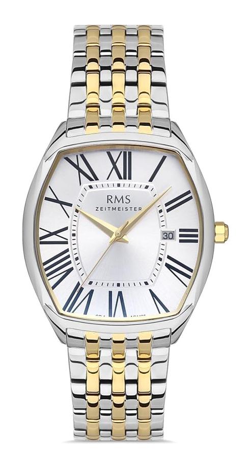 Grand Romanson GR.1.AG1428.03 Takvimli 37 mm Altın-Çelik Kordon Analog Erkek Kol Saati