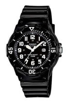 Casio LRW-200H-1B Takvimli 34.2 mm Siyah Silikon Kordon Analog Kol Saati