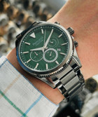 Ferrucci FCF.13907FM.04 Takvimli 43 mm Çelik Kordon Analog Erkek Kol Saati