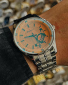 Ferrucci FCF.12550M.01 Takvimli 43 mm Çelik Kordon Analog Erkek Kol Saati