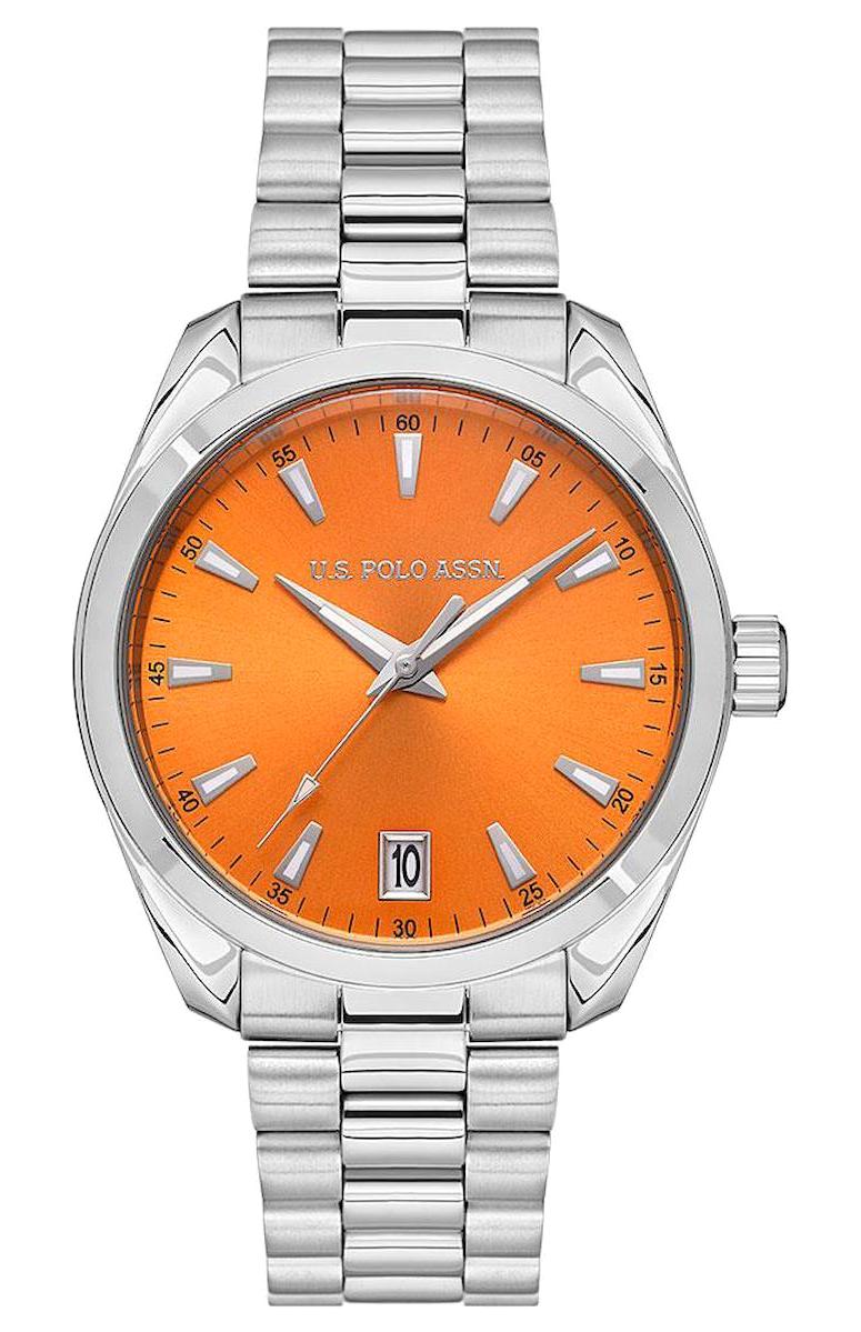 U.S. Polo Assn USPA1095-06 Takvimli 41 mm Çelik Kordon Analog Erkek Kol Saati