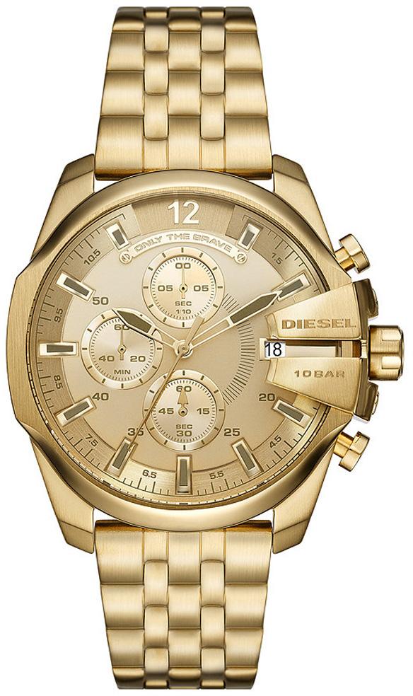 Diesel DZ4565 Takvimli 42 mm Sarı Çelik Kordon Analog Erkek Kol Saati