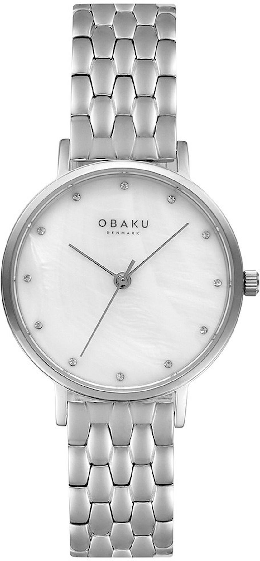 Obaku Denmark V248LXCWSC 42 mm Çelik Kordon Analog Kol Saati