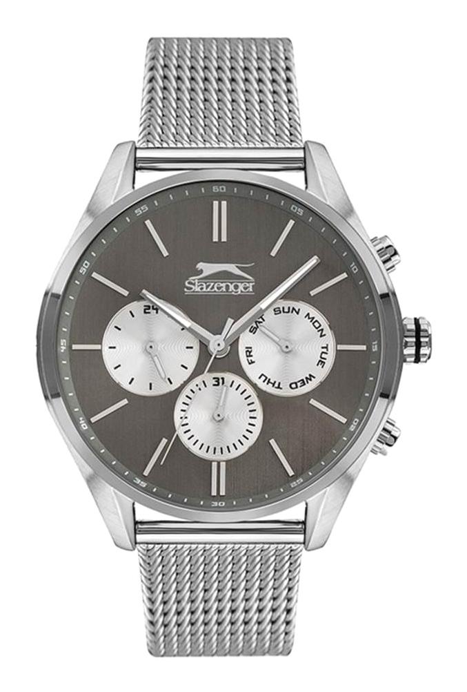 Slazenger SL.09.1891.2.02 Takvimli 46 mm Çelik Kordon Analog Erkek Kol Saati