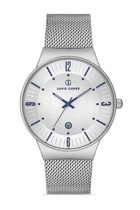 David Guner DG-8214GC-A1H Takvimli 42 mm Çelik Kordon Analog Kol Saati