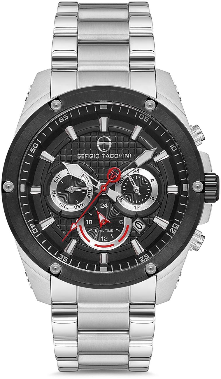 Sergio Tacchini ST.1.10133.1 Takvimli 44 mm Çelik Kordon Analog Kol Saati