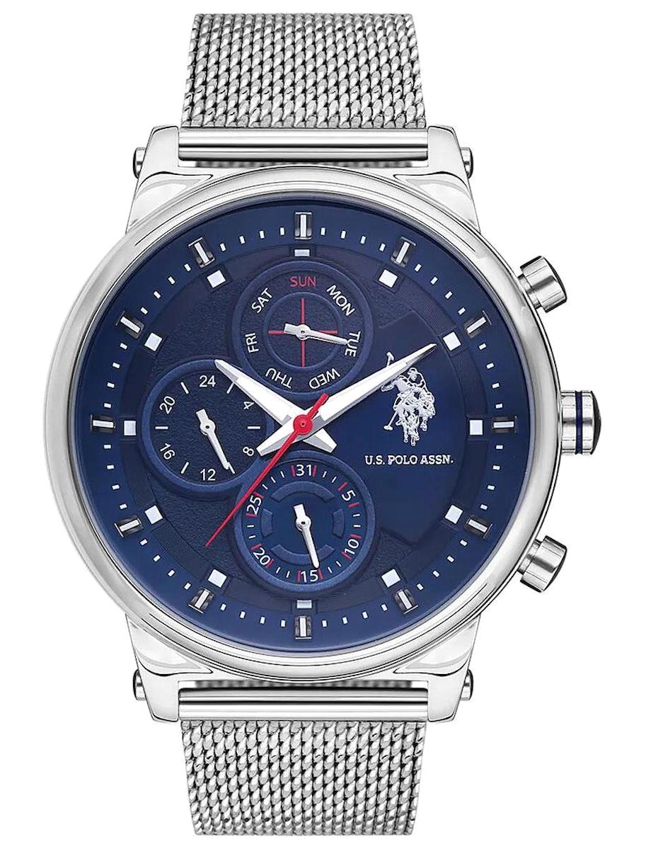 U.S. Polo Assn USPA1108-01 Takvimli 42 mm Çelik Kordon Analog Erkek Kol Saati