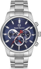 Sergio Tacchini ST.1.10159.4 Takvimli 44 mm Çelik Kordon Analog Kol Saati