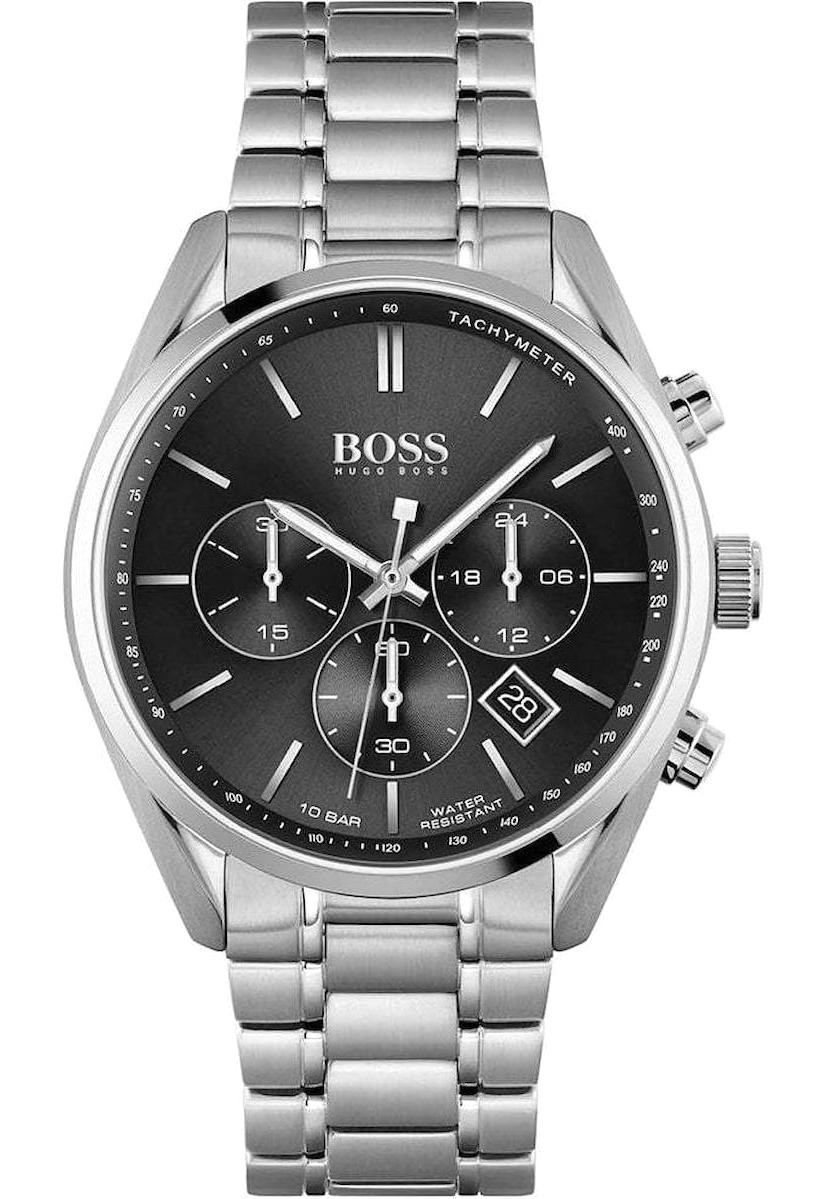 Hugo Boss HB1513871 Pusulalı Takvimli 44 mm Çelik Kordon Analog Erkek Kol Saati
