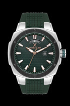 Daniel Klein DK.1.13650-3 Takvimli Yeşil Silikon Kordon Analog Erkek Kol Saati