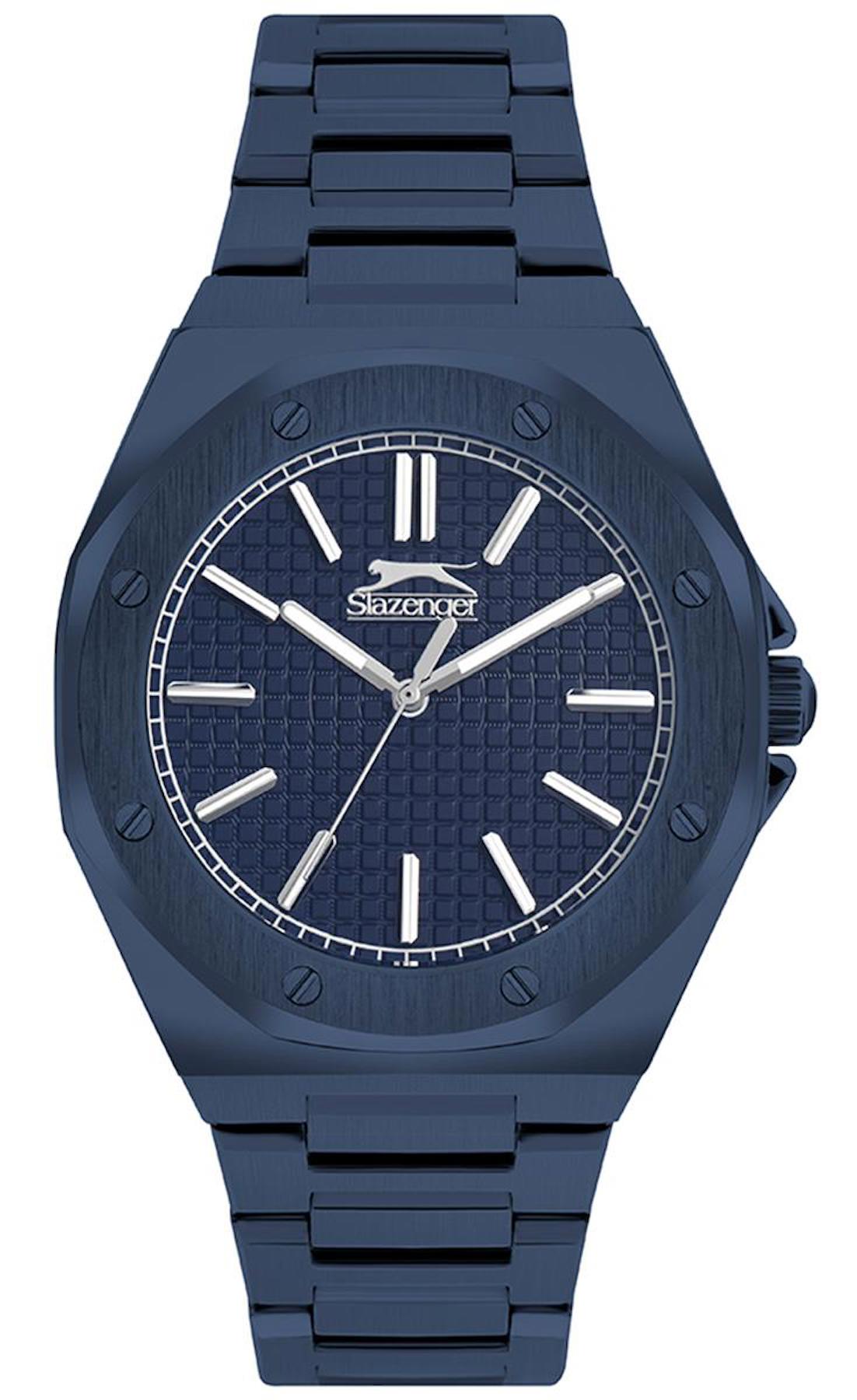 Slazenger SL.09.2305.1.08 41 mm Lacivert Çelik Kordon Analog Erkek Kol Saati