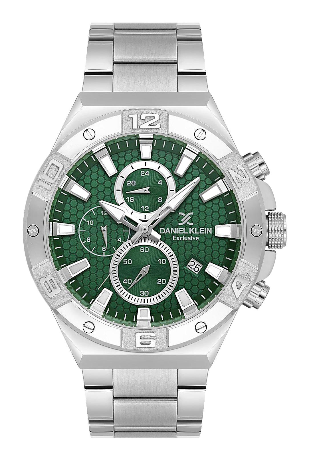 Daniel Klein DKE.1.10678-3 Takvimli 44 mm Çelik Kordon Analog Erkek Kol Saati