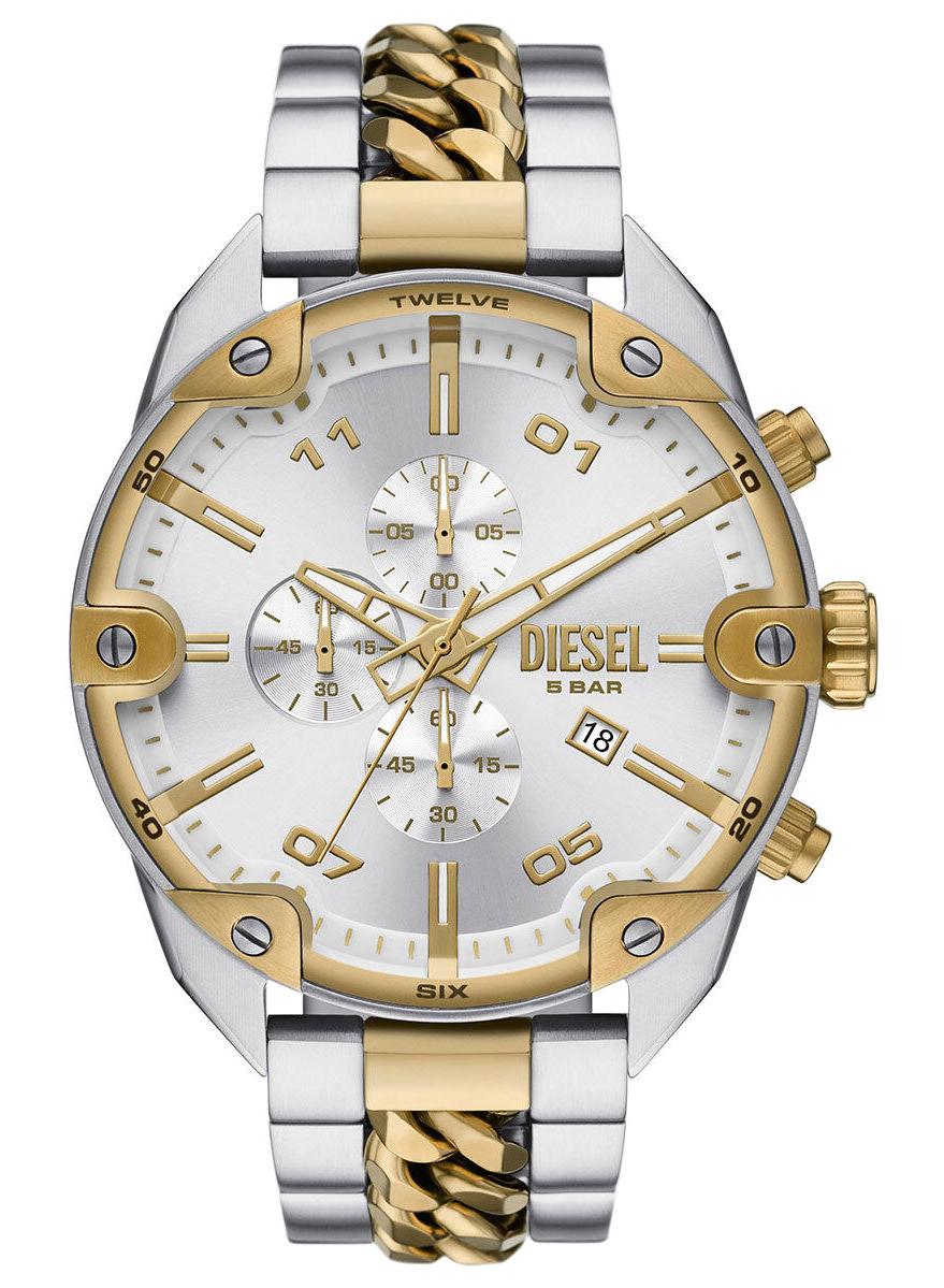 Diesel DZ4629 Takvimli 42 mm Altın Çelik Kordon Analog Erkek Kol Saati