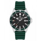 Sergio Tacchini ST.1.10382.3 Takvimli Yeşil Silikon Kordon Analog Erkek Kol Saati