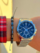 Daniel Klein DK.FT.1.310 Takvimli 40 mm Çelik Kordon Analog Erkek Kol Saati