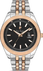 Pierre Cardin 800701F04 Takvimli Gri-Rose Gold Çelik Kordon Analog Kol Saati