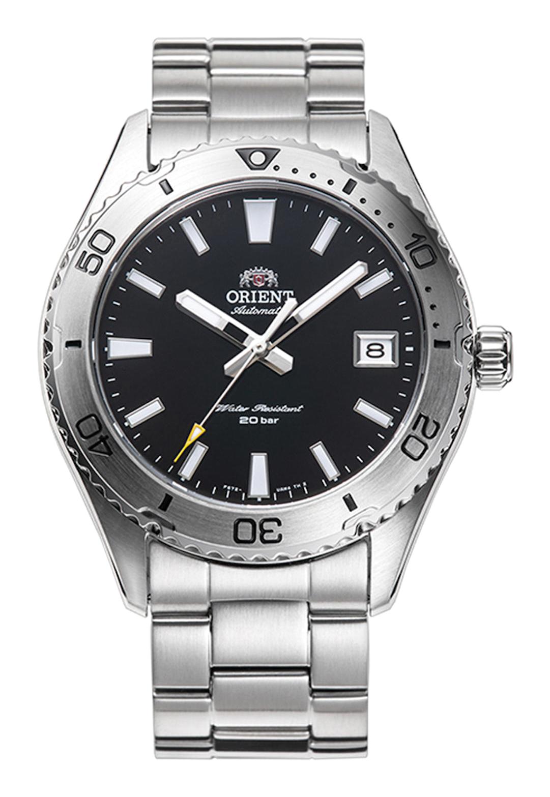Orient RA-AC0Q01B10B Takvimli 40 mm Çelik Kordon Analog Erkek Kol Saati