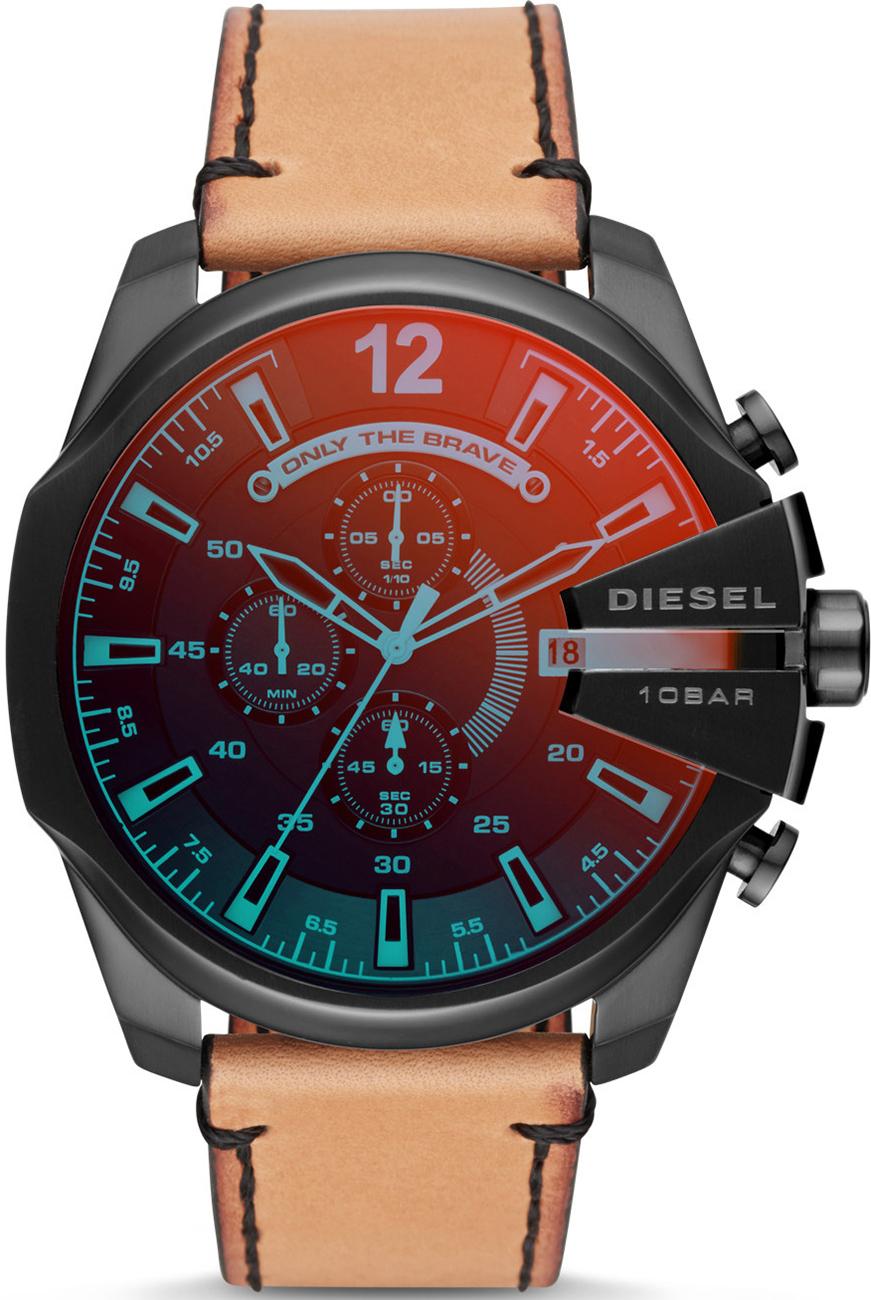 Diesel DZ4476 Takvimli 42 mm Rose Gold Deri Kordon Analog Kol Saati