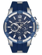 Sergio Tacchini ST.1.10278.2 Takvimli Lacivert Silikon Kordon Analog Erkek Kol Saati
