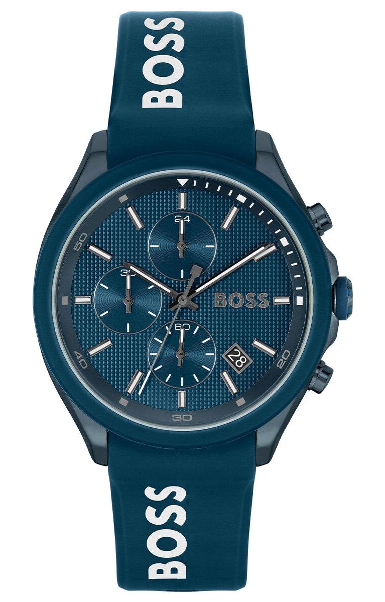 Boss Watches HB1514061 Takvimli 44 mm Mavi Silikon Kordon Analog Erkek Kol Saati