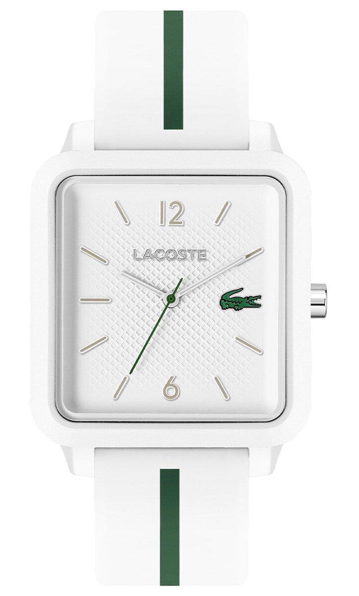 Lacoste LAC2011251 36 mm Beyaz Silikon Kordon Analog Erkek Kol Saati