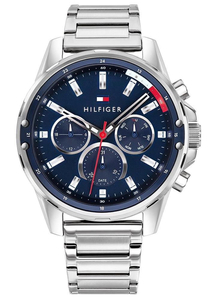 Tommy Hilfiger TH1791788 Takvimli 44 mm Çelik Kordon Analog Erkek Kol Saati