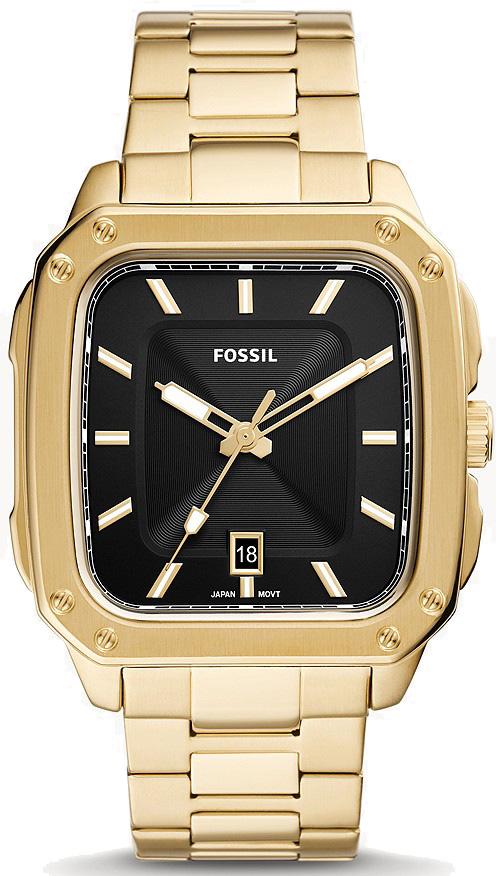 Fossil FFS5932 Takvimli 42 mm Altın Çelik Kordon Analog Erkek Kol Saati