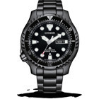 Citizen NY0145-86EE Takvimli Siyah Silikon Kordon Analog Erkek Kol Saati
