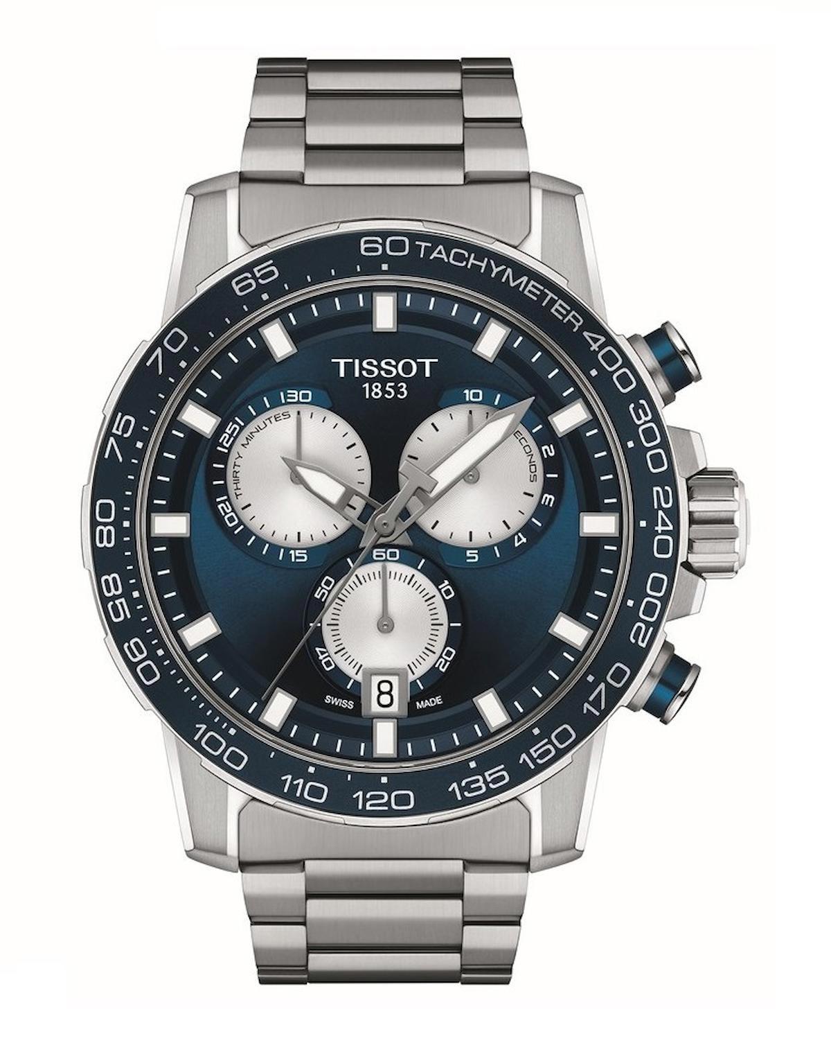 Tissot T1256171104100 Takvimli 44 mm Çelik Kordon Analog Erkek Kol Saati