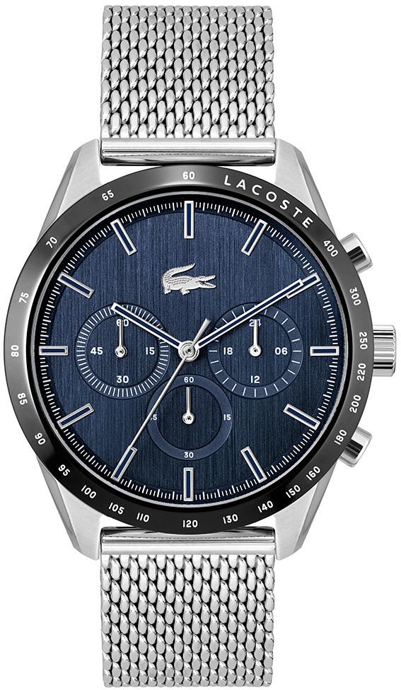 Lacoste LAC2011163 Takvimli 42 mm Çelik Kordon Analog Erkek Kol Saati
