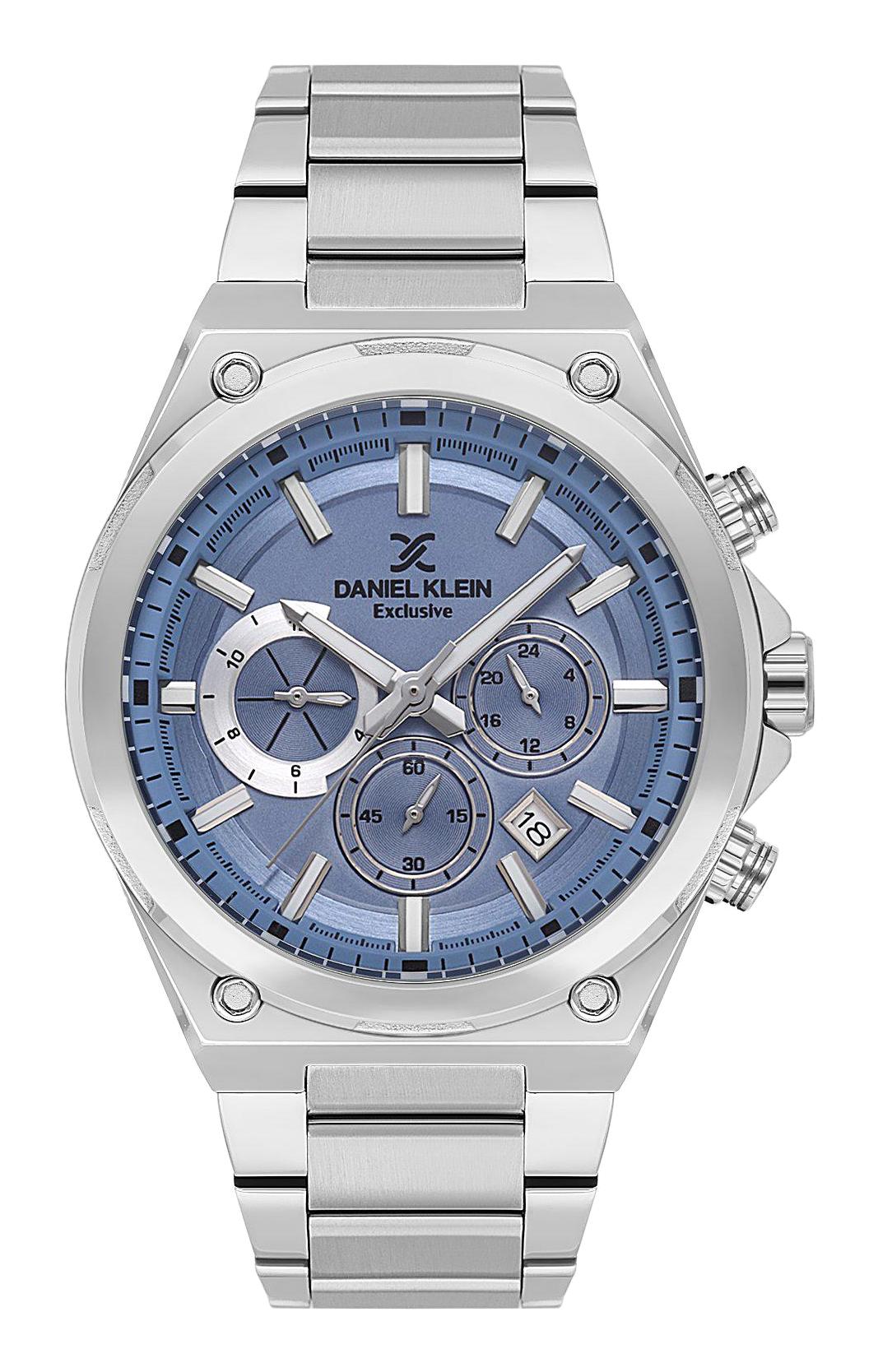 Daniel Klein DKE.1.10651-2 Takvimli 44 mm Metal Kordon Analog Erkek Kol Saati