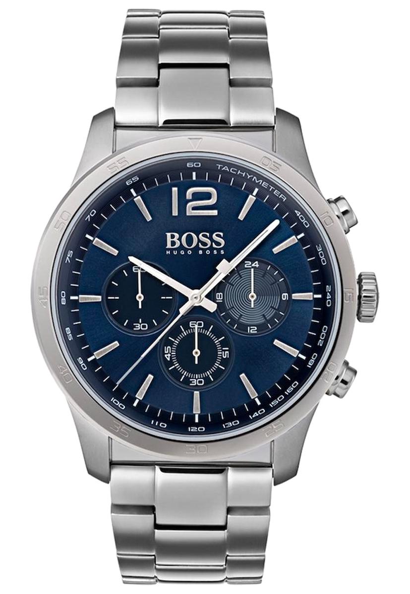 Hugo Boss HB1513527 Pusulalı Takvimli Çelik Kordon Analog Erkek Kol Saati