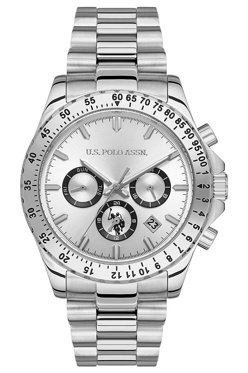 U.S. Polo Assn USPA1052-02 Takvimli 42 mm Çelik Kordon Analog Erkek Kol Saati