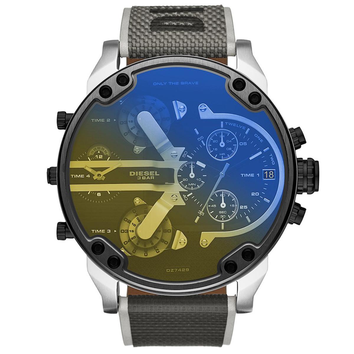 Diesel DZ7429 Takvimli 42 mm Çelik Kordon Analog Erkek Kol Saati