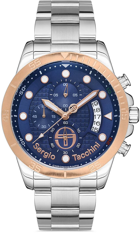 Sergio Tacchini ST.1.10202.4 Takvimli 42 mm Çelik Kordon Analog Kol Saati