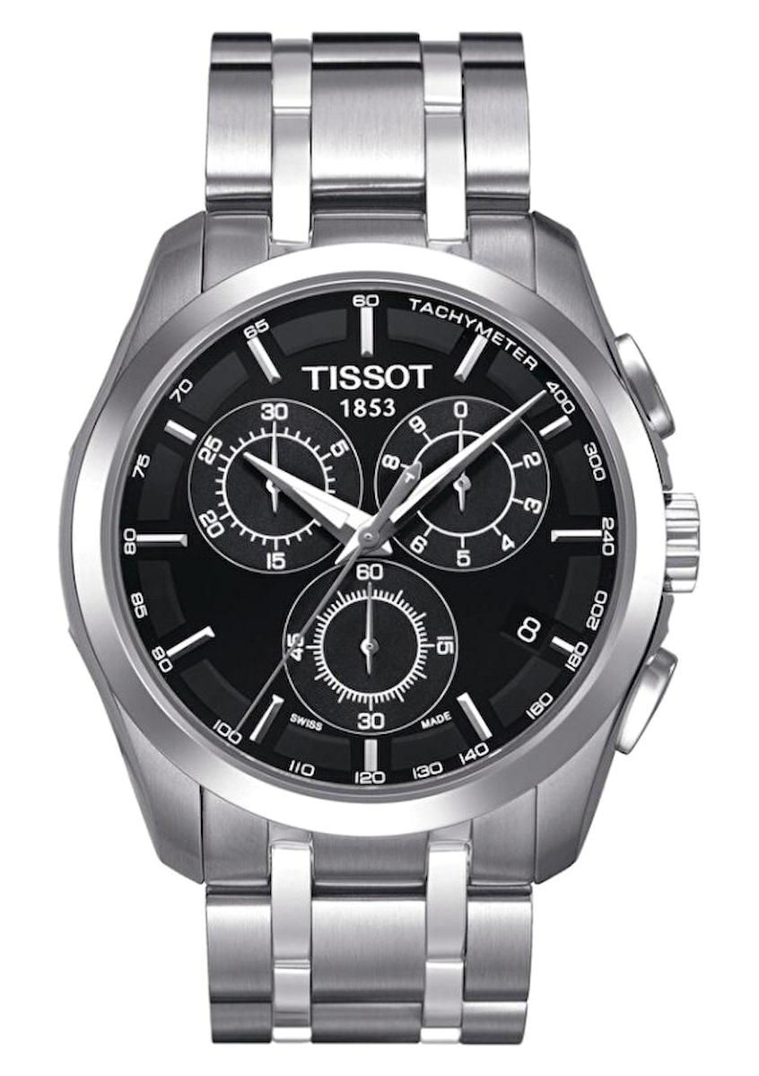 Tissot T0356171105100 Takvimli 44 mm Çelik Kordon Analog Erkek Kol Saati