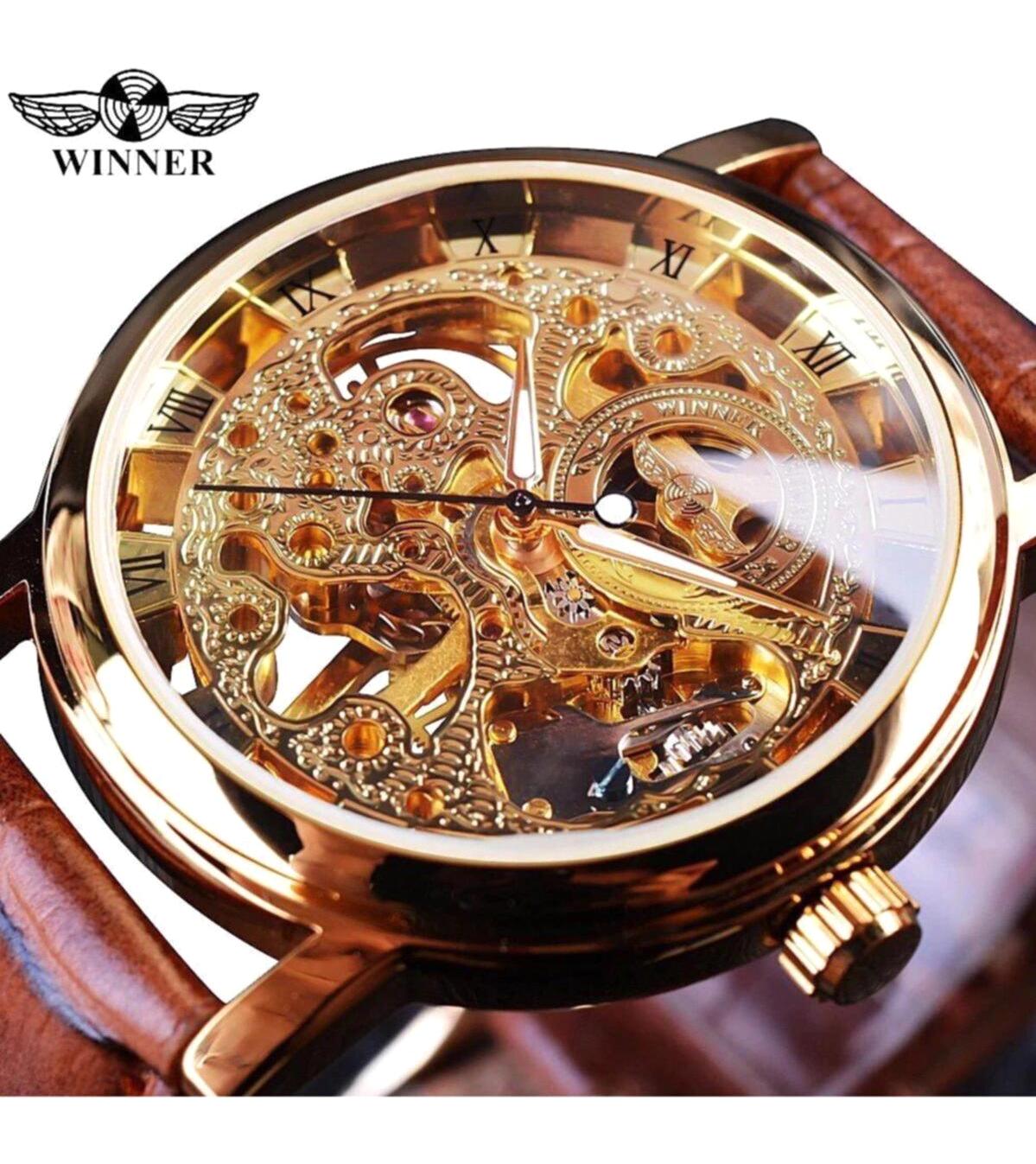 Sewor SEWOR18 41-45 mm Kahverengi Deri Kordon Analog Kol Saati