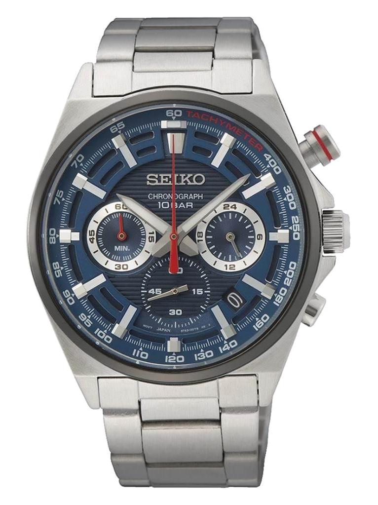 Seiko SSB407P Takvimli 41 mm Çelik Kordon Analog Erkek Kol Saati