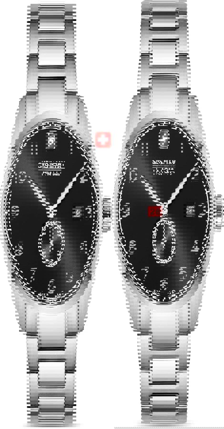 Swiss Military SMWGH0000704 Takvimli 44 mm Çelik Kordon Analog Erkek Kol Saati
