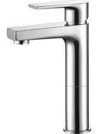 Creavit SR6500 Sharp Pirinç Tekli Aç Kapa Solo Kare Banyo Bataryası Gri