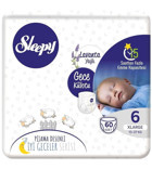Sleepy Lavanta Yağlı 6 Numara Organik Külot Bebek Bezi 60'lı